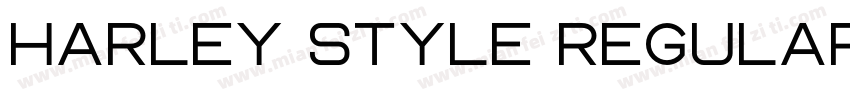 Harley Style Regular字体转换